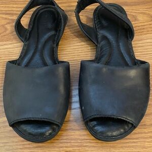 Born Black Leather Women's Sandals